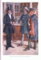 Nun sagte Herr Tigg, ihr zwei seid verwandt.